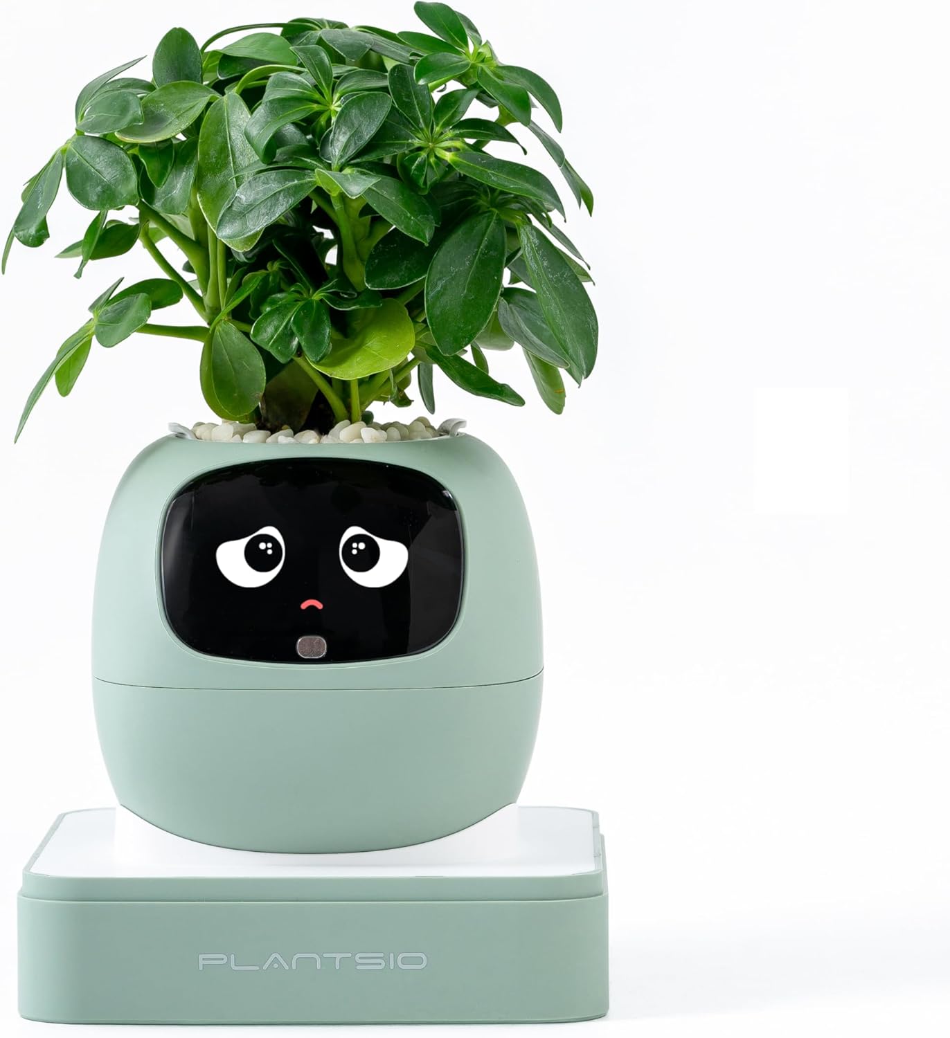 HKM-597715 Smart Plant Care Robot with Automated Watering, Soil Monitoring, and Gesture Interaction - Ideal for Home and Office Decor