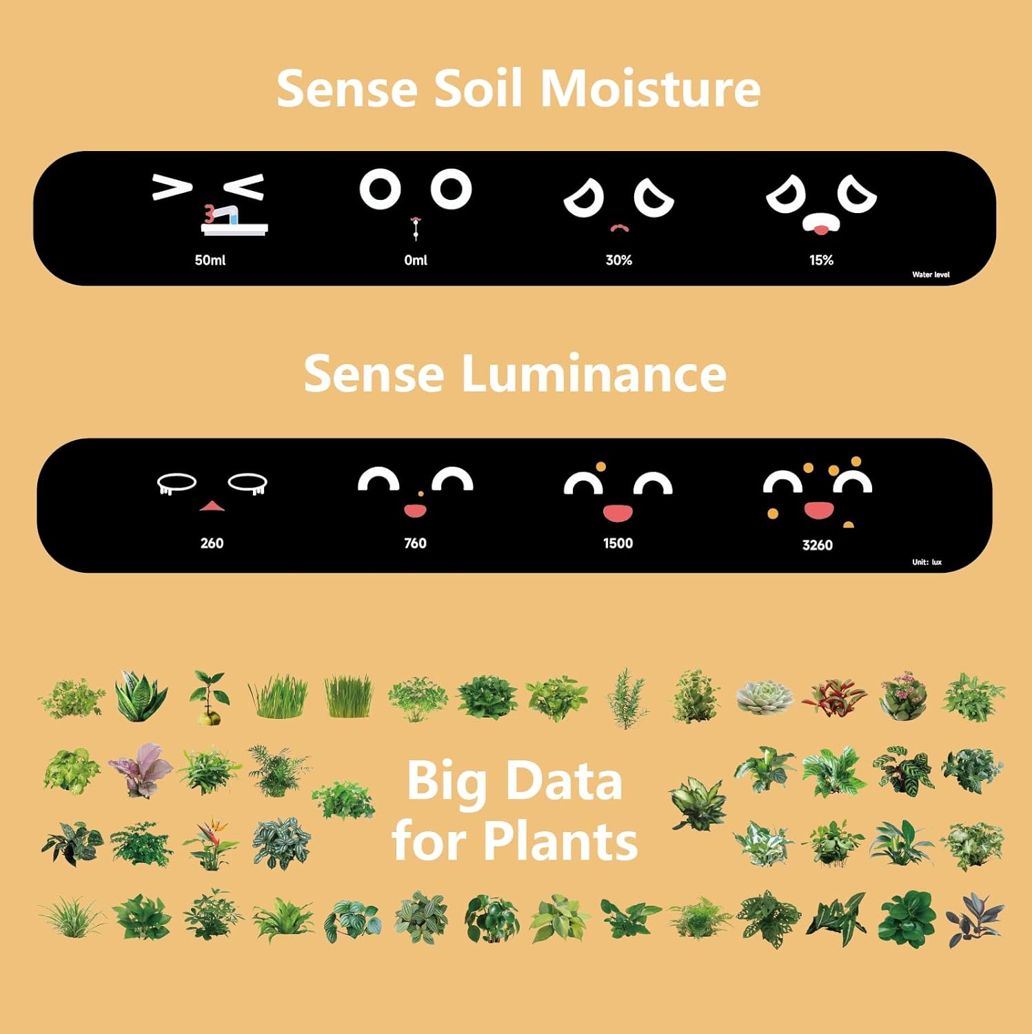 HKM-597715 Smart Plant Care Robot with Automated Watering, Soil Monitoring, and Gesture Interaction - Ideal for Home and Office Decor
