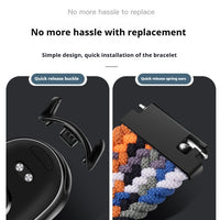 HKM-598035 Nylon Loop Wristband for Mi Bracelet 8 - Various Colors Available