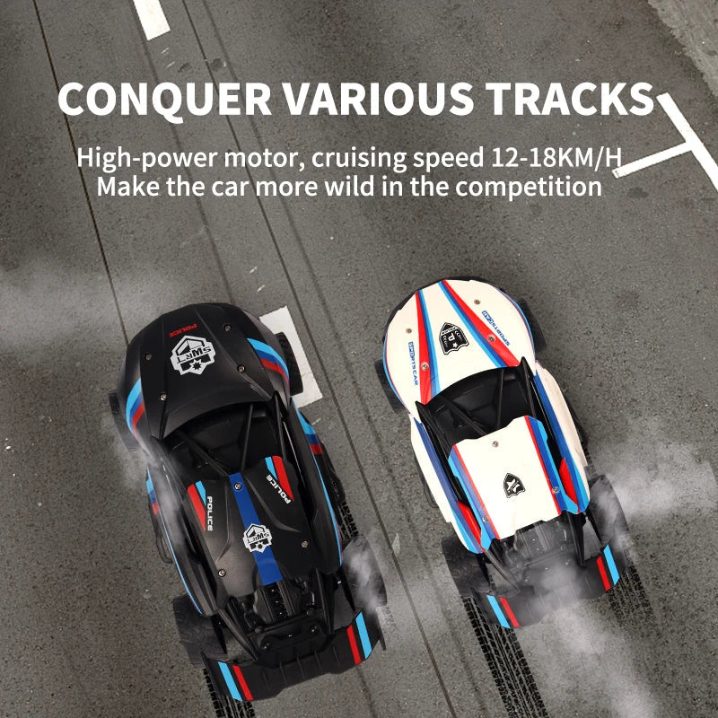 HKM-598099 1:20 Remote Control Police Car Toy - High-Speed Drift RC Vehicle for Kids Ages 5 and Up