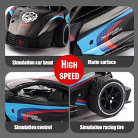 HKM-598099 1:20 Remote Control Police Car Toy - High-Speed Drift RC Vehicle for Kids Ages 5 and Up