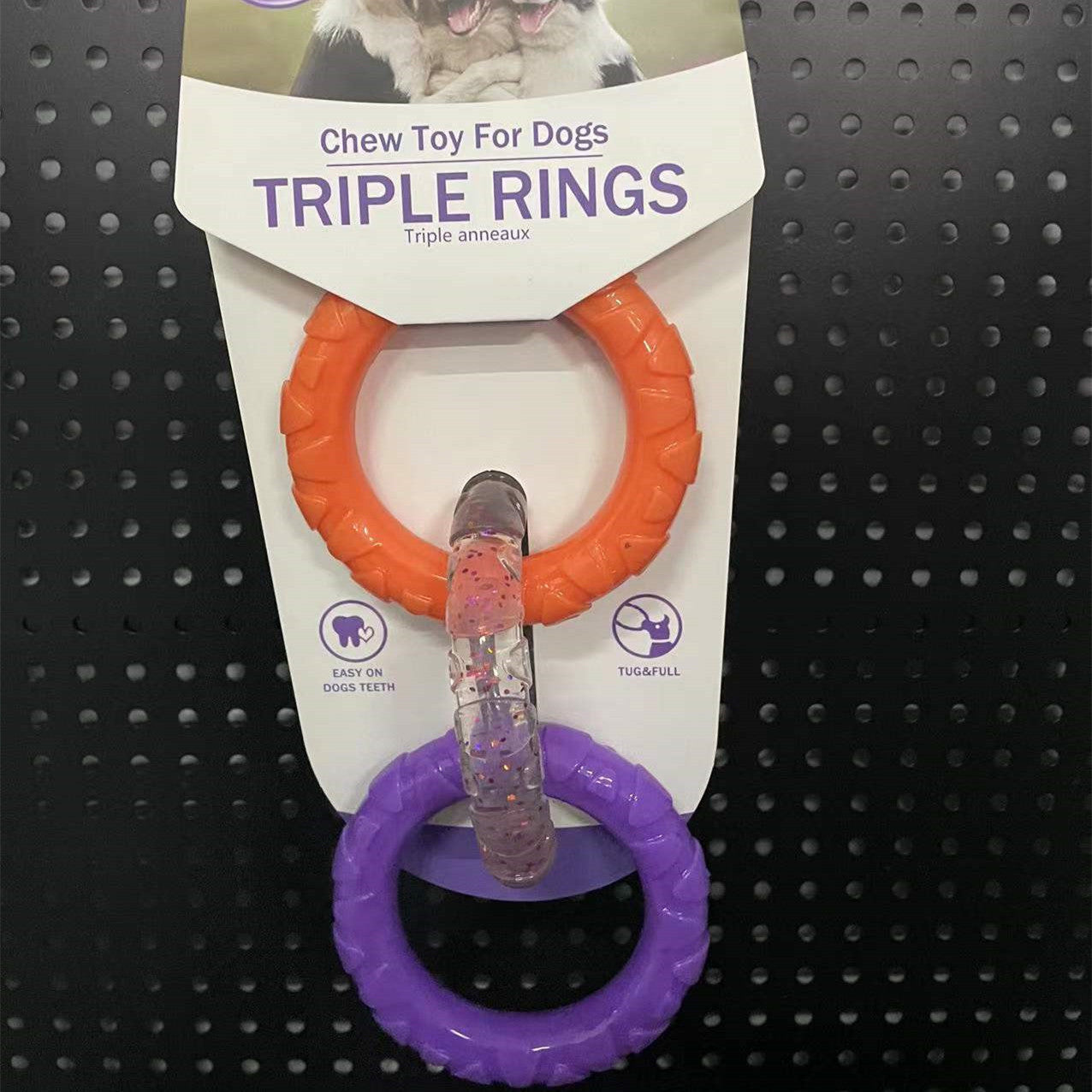 HKM-598163 Interactive Bite Resistant Pet Dog Teeth Grinding Toy – TPR Material, 20x9CM, Assorted Colors