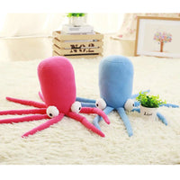 HKM-598739 45cm Plush Cartoon Octopus Doll Pillow for Infants - Available in Lake Blue, Red, and Royal Blue