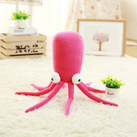 HKM-598739 45cm Plush Cartoon Octopus Doll Pillow for Infants - Available in Lake Blue, Red, and Royal Blue