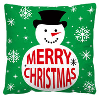 HKM-598803 Red and Black Plaid Christmas Plush Pillow Cover 45x45cm European American Style