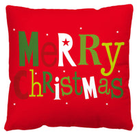 HKM-598803 Red and Black Plaid Christmas Plush Pillow Cover 45x45cm European American Style