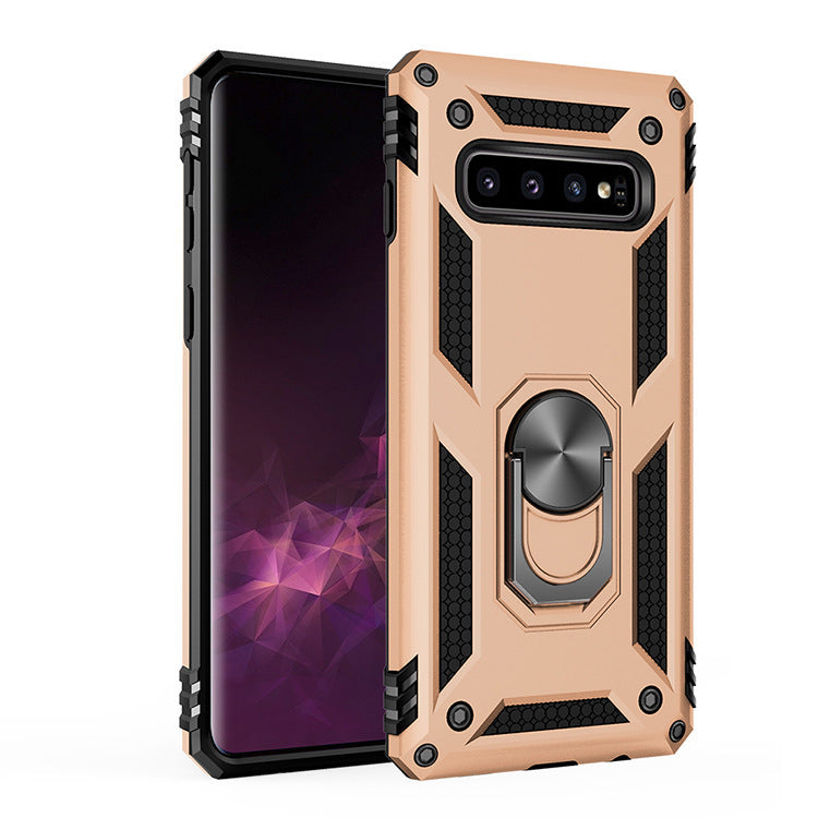 HKM-598931 Samsung S10 Plus Military-Grade Anti-Drop Phone Case - Durable TPU+PC Back Cover in Various Colors