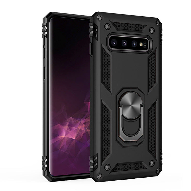 HKM-598931 Samsung S10 Plus Military-Grade Anti-Drop Phone Case - Durable TPU+PC Back Cover in Various Colors
