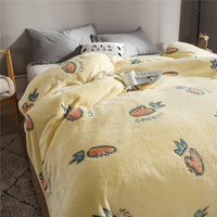 HKM-598995 Floral Polyester Summer Blanket - Multiple Sizes Available