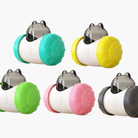 HKM-599123 Interactive Dog Treat Leaking Toy with Wheel - Fun Quacking Sound for Dogs and Cats