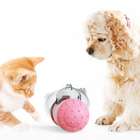 HKM-599123 Interactive Dog Treat Leaking Toy with Wheel - Fun Quacking Sound for Dogs and Cats