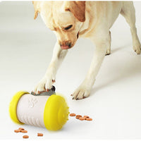 HKM-599123 Interactive Dog Treat Leaking Toy with Wheel - Fun Quacking Sound for Dogs and Cats