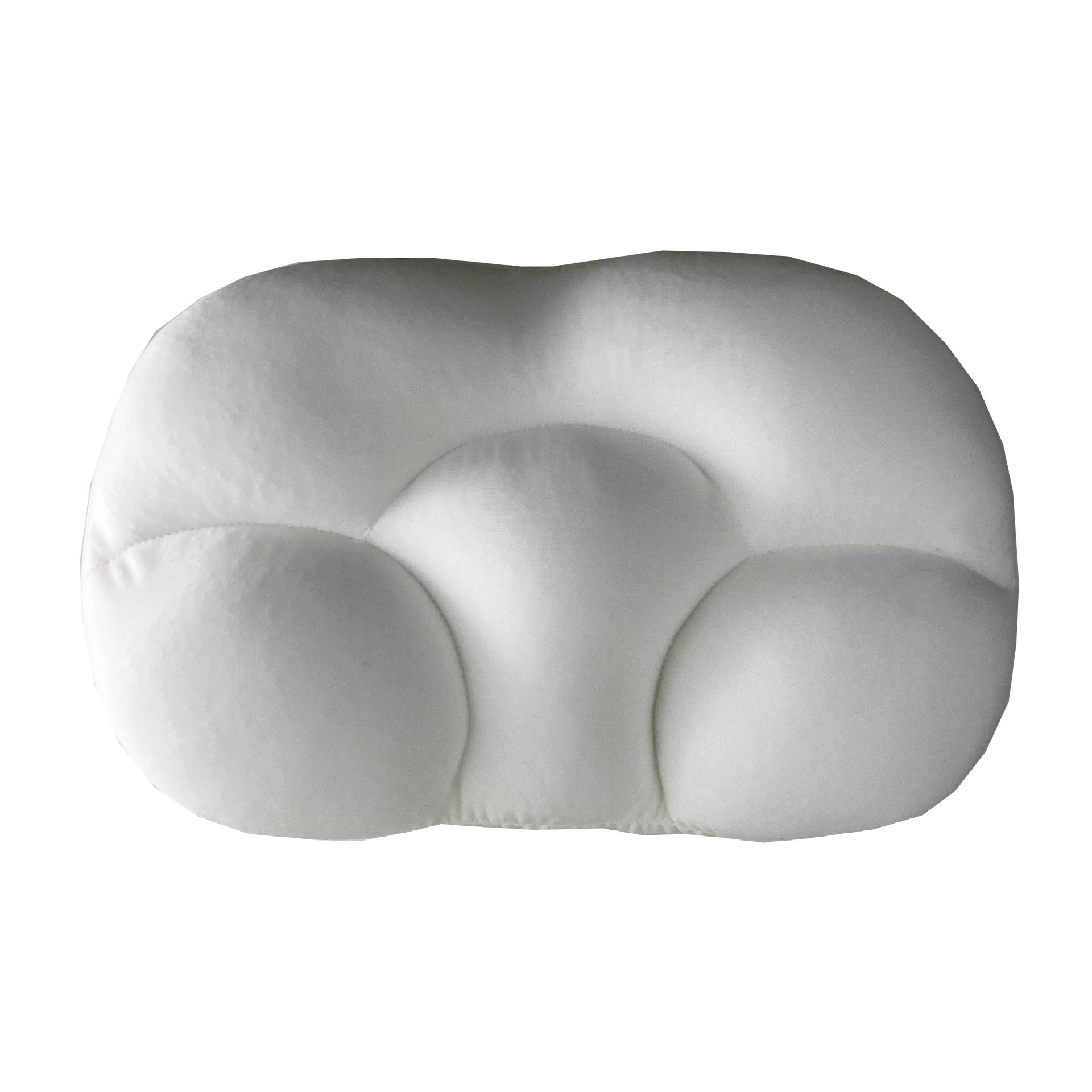 HKM-599123 Rectangular Memory Foam Pillow with 1-5 CM Adjustable Height - Soft Polyester Cover, White