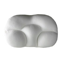 HKM-599123 Rectangular Memory Foam Pillow with 1-5 CM Adjustable Height - Soft Polyester Cover, White