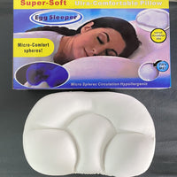 HKM-599123 Rectangular Memory Foam Pillow with 1-5 CM Adjustable Height - Soft Polyester Cover, White