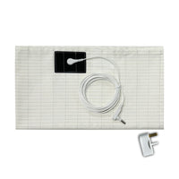 HKM-599507 Conductive Anti-Fatigue Bed Sheet in White - Silver Fiber Organic Cotton, Multiple Sizes Available