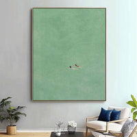 HKM-599763 Hand-Painted Ocean Themed Oil Painting for Modern Home Decor, Abstract Canvas Art, Various Sizes Available