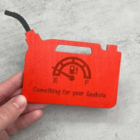 HKM-599955 Festive Wooden Gasoline Wallet Ornament for Home Decoration - Red and White Variants Available