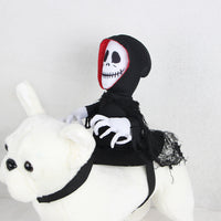 HKM-600019 Teddy Ghost Costume Cape for Pets - Fun Polyester Transfiguration Outfit