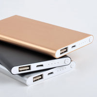 HKM-600211 Ultra-Thin 4500mAh Polymer Lithium Ion Power Bank - Alloy Shell, Multiple Colors