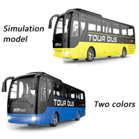 HKM-600403 4WD Remote Control Bus Toy - 2.4G RC Truck Model for Indoor and Outdoor Fun