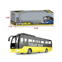 HKM-600403 4WD Remote Control Bus Toy - 2.4G RC Truck Model for Indoor and Outdoor Fun