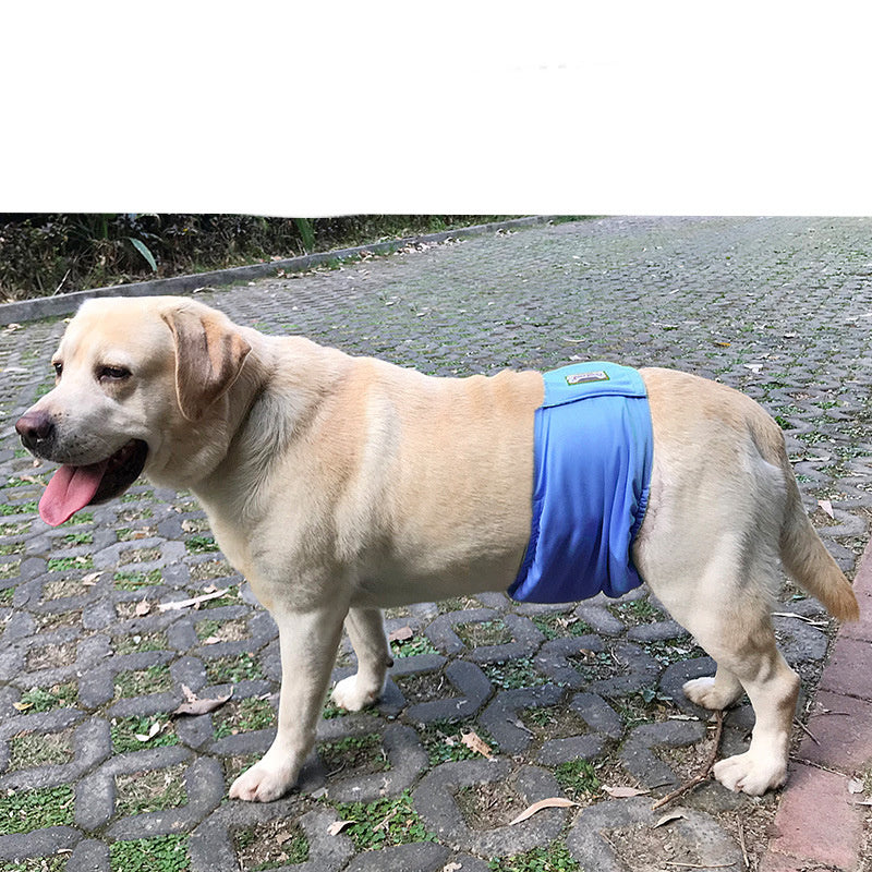 HKM-600659 Washable Male Dog Restraint Pants in Multiple Sizes - Black, Beige, Blue