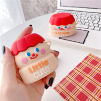 HKM-600723 Cartoon Drink Silicone Case for AirPods 1, 2, Pro - Yellow Bear & Yakult Designs