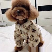 HKM-600787 Autumn and Winter Smoky Fur Dog Coat for Small to Large Breeds