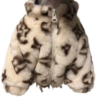 HKM-600787 Autumn and Winter Smoky Fur Dog Coat for Small to Large Breeds