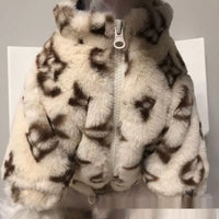 HKM-600787 Autumn and Winter Smoky Fur Dog Coat for Small to Large Breeds