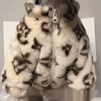 HKM-600787 Autumn and Winter Smoky Fur Dog Coat for Small to Large Breeds