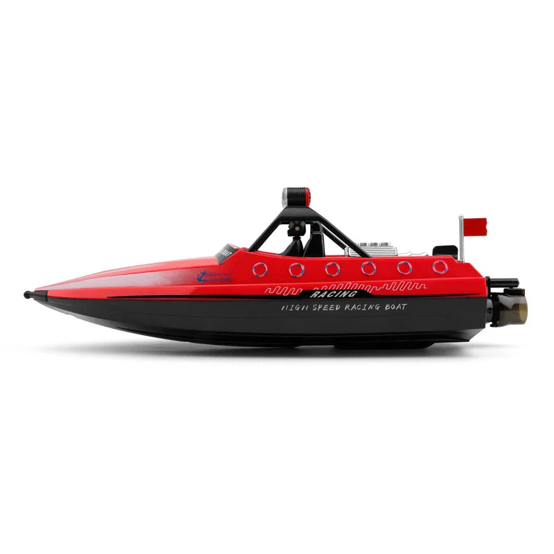 HKM-600787 High-Speed Remote Control Boat with Light and USB Charger, 2.4G Electric RC Boat for Kids aged 5 and Up