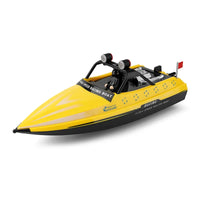 HKM-600787 High-Speed Remote Control Boat with Light and USB Charger, 2.4G Electric RC Boat for Kids aged 5 and Up