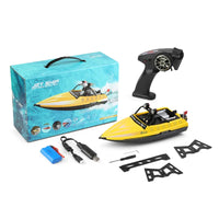 HKM-600787 High-Speed Remote Control Boat with Light and USB Charger, 2.4G Electric RC Boat for Kids aged 5 and Up