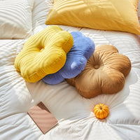 HKM-600787 Soft Flower Cushion for Sofa - 45cm Polyester Fiber with Pearl Cotton Filling