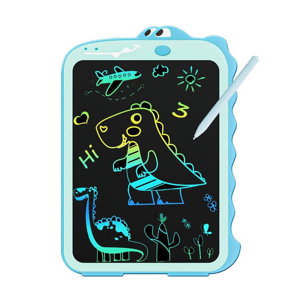 HKM-600979 Dinosaur-Themed 8.5-Inch LCD Writing Tablet for Kids - Educational Drawing Board Gift