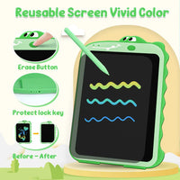 HKM-600979 Dinosaur-Themed 8.5-Inch LCD Writing Tablet for Kids - Educational Drawing Board Gift