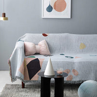 HKM-600979 Multifunctional Cotton-Blend Sofa Towel for Single, Two-Seater, and Three-Seater Sofas