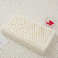 HKM-601043 Natural Latex Pillow for Children - Soft Cotton Cover, Rectangle Shape, 44x27cm & 50x30cm Variants, Multiple Fun Designs