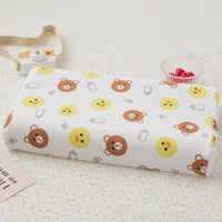 HKM-601043 Natural Latex Pillow for Children - Soft Cotton Cover, Rectangle Shape, 44x27cm & 50x30cm Variants, Multiple Fun Designs
