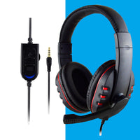 HKM-601043 Wired Gaming Headset with Microphone for PlayStation 4, 3.5mm Plug, 20-20000 Hz Frequency Response