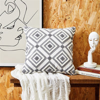 HKM-601107 Embroidered Cushion Cover in Various Colors and Patterns - 45x45cm and 30x50cm Options