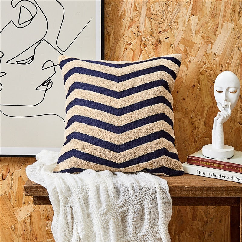 HKM-601107 Embroidered Cushion Cover in Various Colors and Patterns - 45x45cm and 30x50cm Options