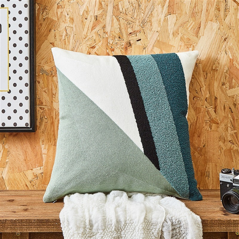 HKM-601107 Embroidered Cushion Cover in Various Colors and Patterns - 45x45cm and 30x50cm Options