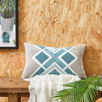 HKM-601107 Embroidered Cushion Cover in Various Colors and Patterns - 45x45cm and 30x50cm Options