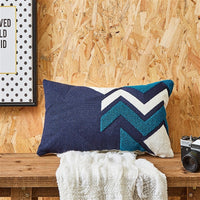 HKM-601107 Embroidered Cushion Cover in Various Colors and Patterns - 45x45cm and 30x50cm Options