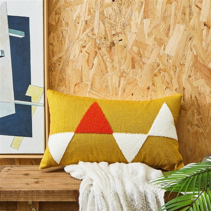 HKM-601107 Embroidered Cushion Cover in Various Colors and Patterns - 45x45cm and 30x50cm Options
