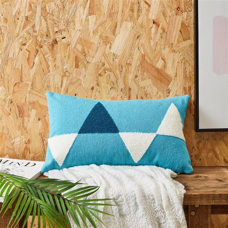 HKM-601107 Embroidered Cushion Cover in Various Colors and Patterns - 45x45cm and 30x50cm Options