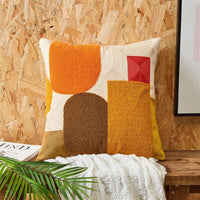 HKM-601107 Embroidered Cushion Cover in Various Colors and Patterns - 45x45cm and 30x50cm Options
